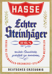 Etikett Hasse Etikett Hasse