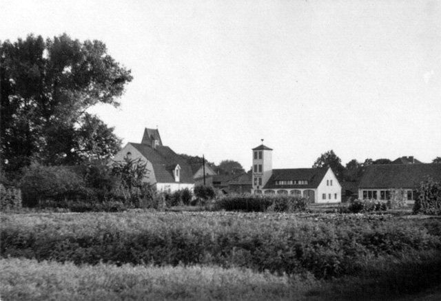 Feuerwehrhaus in der 1959er Jahren